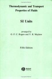 Thermodynamic and Transport Properties of Fluids: S. I. Units