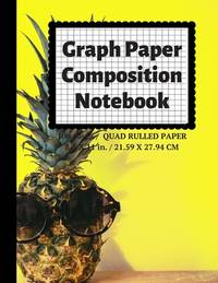 Graph Paper Composition Notebook: Grid Paper Notebook, Quad Ruled, 100 Sheets (Large, 8.5 x 11)...