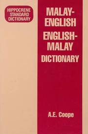 Malay-English English-Malay Dictionary