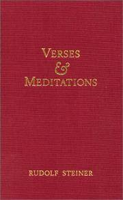 image of Verses and Meditations
