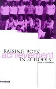 Raising Boys Achievement In Schools By K Ed Bleach Paperback 1998 From Anybook Ltd Sku