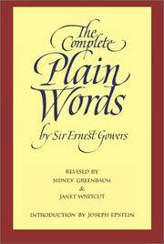 cover of The Complete Plain Words