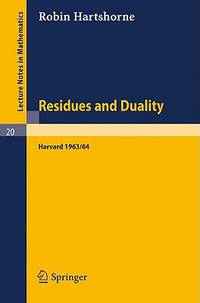 Residues and Duality (ISBN: 9783540036036)