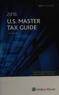 cover of U.S. Master Tax Guide (2016)