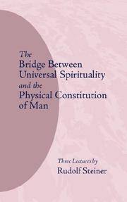 image of The Bridge between Universal Spirituality and the Physical Constitution of Man: (CW 202)