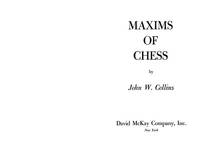 Maxims of Chess