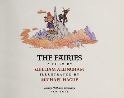 The Fairies:  A Poem.