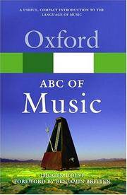 An ABC of Music (Oxford Quick Reference)