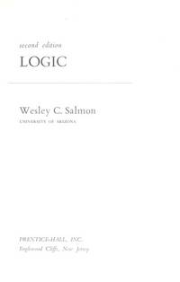 Logic (Prentice-Hall foundations of philosophy series) by Salmon, Wesley C - 1973