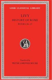 image of Livy: History of Rome, VII, Books 26-27 (Loeb Classical Library No. 367) (Volume VII)