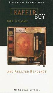 Kaffir Boy And Related Readings