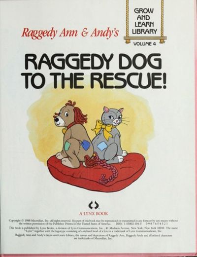 Raggedy Ann & Andy's Raggedy Dog to the Rescue! (Volume 4)