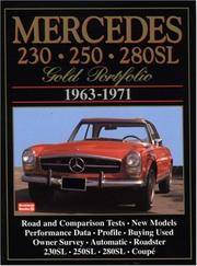 Mercedes 230 250 280SL: Gold Portfolio 1963-1971 by R.M. Clarke - Paperback - 1997-05-10 - from TerBooks (SKU: 120324029)