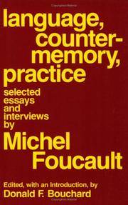Language, Counter-Memory, Practice: Selected Essays and Interviews (Cornell Paperbacks)