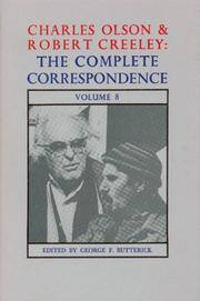 image of Charles Olson and Robert Creeley: The Complete Correspondence, Vol. 8