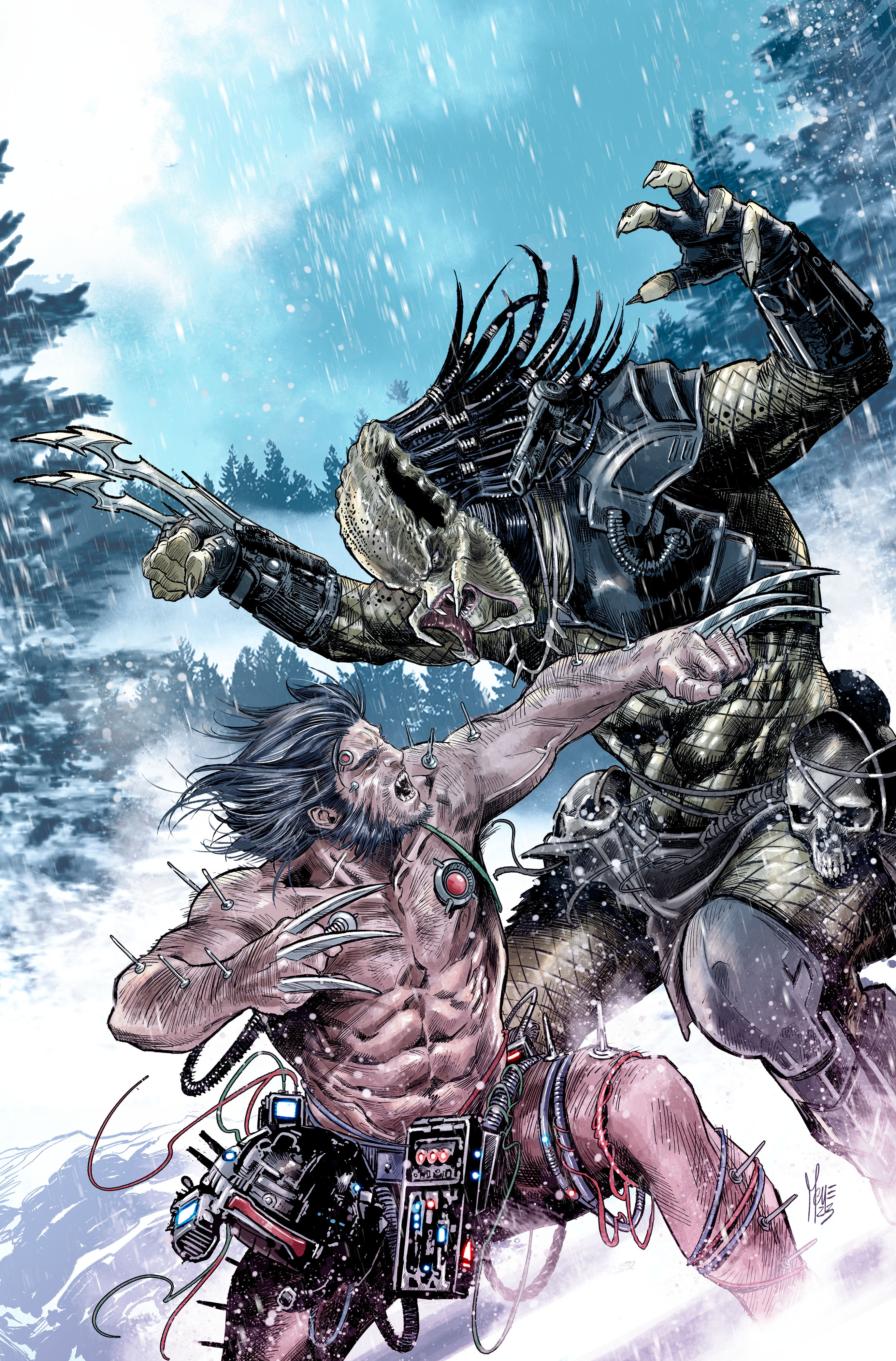PREDATOR VS. WOLVERINE by Benjamin Percy; Greg Land (Illustrator