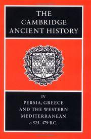 The Cambridge Ancient History Volume 4