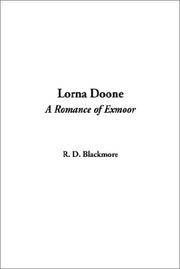 image of Lorna Doone, a Romance of Exmoor
