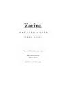 Zarina: Mapping a life, 1991-2001