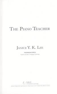 The Piano Teacher (Thorndike Reviewers' Choice) by Janice Y. K. Lee - Hardcover - Lrg - 2009-03-04 - from Ergodebooks (SKU: DADAX1410413047)