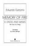 Memory of Fire: Vol 1-Genesis by Eduardo Galeano; Translator-Cedric Belfrage - 1985-09-12