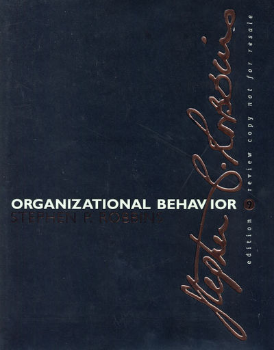 Organizational Behavior, 9th Edition by Robbins, Stephen P