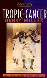 image of Tropic of Cancer