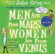 image of Men Are from Mars, Women Are from Venus (Audio CD)