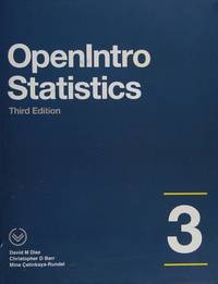 OpenIntro Statistics de Christopher Barr; David Diez; Mine ?etinkaya-Rundel - 2015