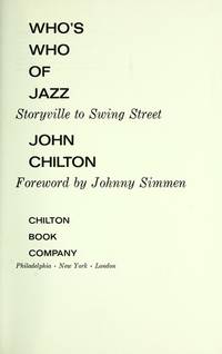 Who's Who of Jazz!: Storyville to Swing Street