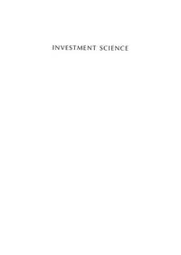 cover of Investment Science