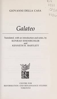 Galateo by Della Casa, Giovanni - 1986