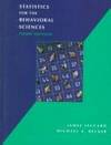Statistics for the Behavioral Sciences, 3rd