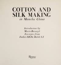 Cotton and Silk Making in Manchu China