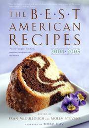 The Best American Recipes, 2004-2005