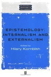 image of Epistemology: Internalism and Externalism