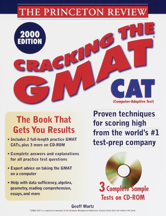 Princeton Review Cracking The Gmat Cat With Sample Tests