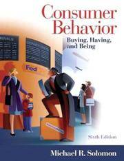 cover of Consumer Behavior: Buying, Having, and Being, 6th Edition