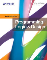 Programming Logic and Design Comprehensive (ISBN: 9781337102070)
