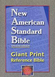 NASB Giant-Print Reference Bible (Black Imitation Leather)