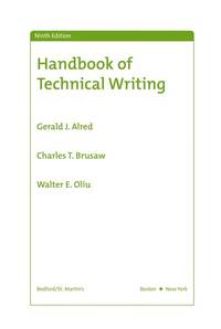 Handbook of Technical Writing