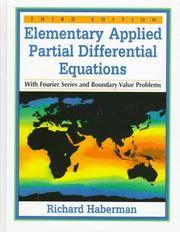 Elementary Applied Partial Differential Equations With Fourier Richard Haberman