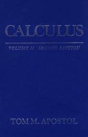 Calculus, Vol 2