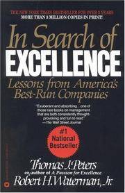 In Search of Excellence: Lessons from Americas Best Run Companies