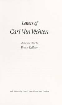 Letters of Carl Van Vechten