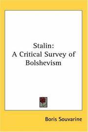 cover of Stalin: A Critical Survey of Bolshevism