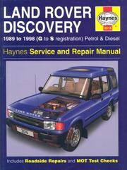 Land Rover Discovery 1989 to 1998 Petrol & Diesel Service & Repair Manual