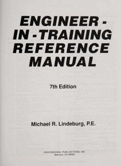 語学・辞書・学習参考書 Engineer in training reference manual Amazon.com: Engineer-In-Training Reference Manual