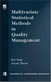 Multivariate Statistical Methods In Quality Management