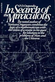cover of In Search of the Miraculous: Fragments of an Unknown Teaching (Harvest Book)